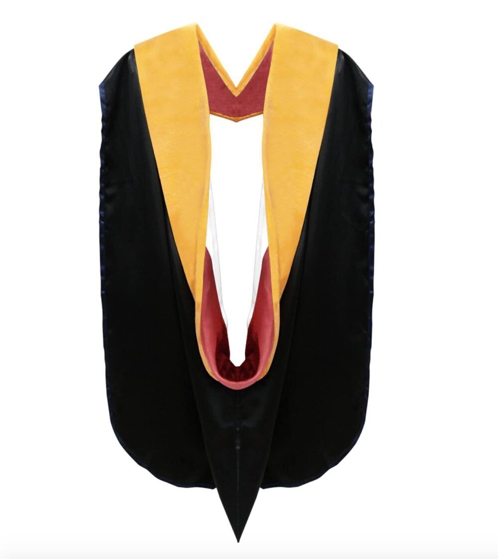 9110 Unisex Doctoral Graduation Hood for Doctorate Degree - University PhD